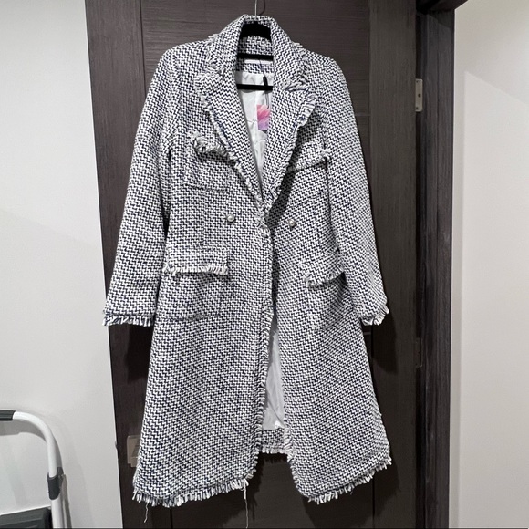 Chicwish Jackets & Blazers - Chic wish tweed coat